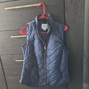 Old Navy New Without Tags Navy Quilted Vest - Sz Small